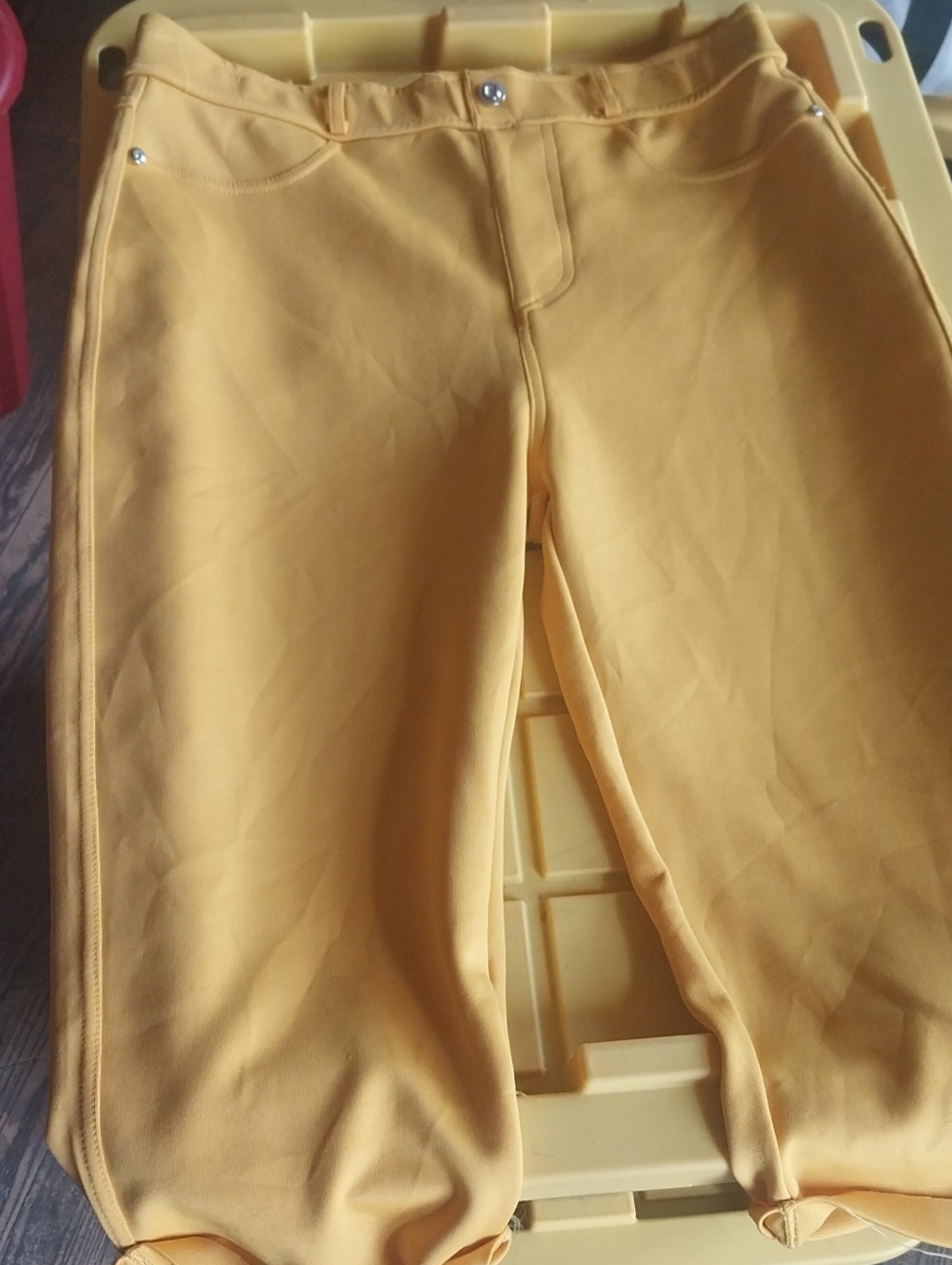 Yellow Capri Pants